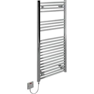 KUDOX 250W 1100 X 500 FLAT CHROME TOWEL RAIL