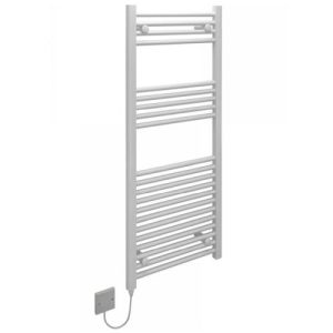 KUDOX 400W 1200X500  STRAIGHT WHITE TOWEL RAIL