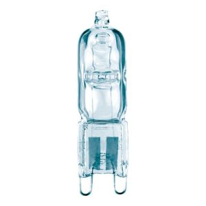 CAPSULE G9 28W=370LM. 240V CLEAR