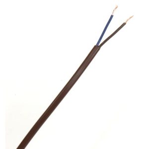 2192Y 0.75MM 2-CORE FLAT BROWN FLEX PER MTR