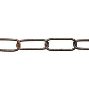 LAMPFIX 05079 CEILING CHAIN LARGE FLAT SIDE, ANTIQUE BRASS