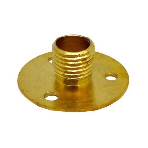 LAMPFIX FLANGE PLATE 10MM MALE THREAD BRASS