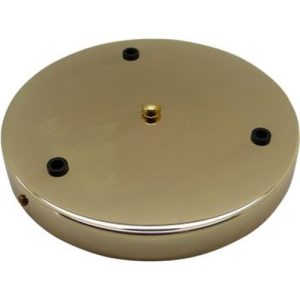 LAMPFIX 05593 SATIN NICKEL FINISH 3-OUTLET CEILING
