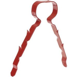LINIAN FIRECLIP, DOUBLE, RED, 6-8MM (1LCR682)(CC4X2) - PK100