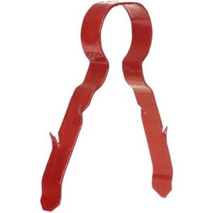 LINIAN FIRECLIP, SINGLE, RED, 9-11MM (1LCR911)(CC5) - PK100