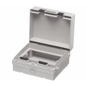 LIVE 2-GANG SWITCH/SOCKET IP65 ENCLOSURE