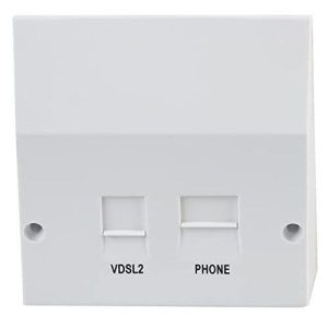 VDSL AND ADSL SPLITTER FACEPLATE FOR NTE5 MASTER SOCKET