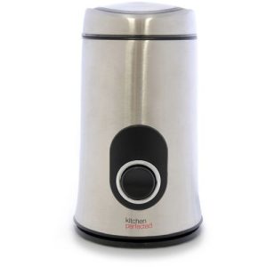 KITCHENPERFECTED 150W 50G SPICE / COFFEE GRINDER - BRUSHED STEEL