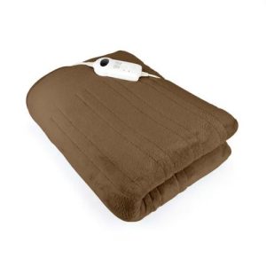 STAYWARM EXTRA LARGE HEATED THROW BLANKET - BROWN