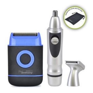 PAUL ANTHONY MENS TRAVEL SHAVER & GROOMER KIT