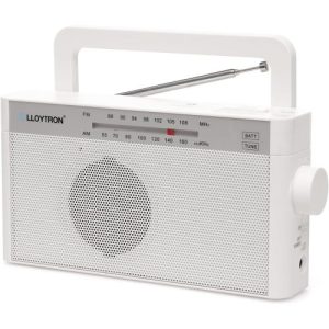 LLOYTRON 2 BAND AM/FM RECHARGEABLE PORTABLE RADIO