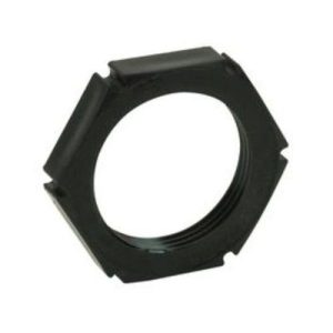 WISKA 16MM BLACK LOCKNUT (EACH)
