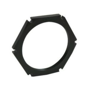 WISKA 50MM BLACK LOCKNUT (EACH)
