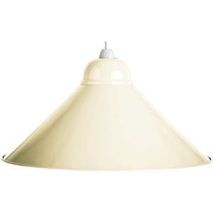 METAL COOLIE SHADE CREAM H17 W36