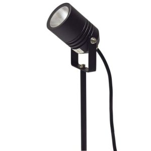 LUMENA ADJUSTABLE MR16 12V TITANIUM SILVER SPIKE LIGHT
