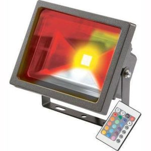 FL500 LED RGB 20W FLOODLIGHT C/W REMOTE