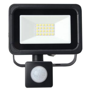 LED (PRE-WIRED) AC 10W PIR FLOODLIGHT 4000K BLACK