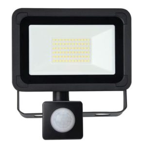 LED AC 30W PIR FLOODLIGHT 4000K BLACK