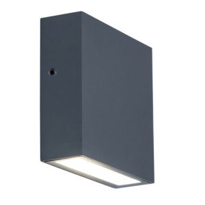 LUTEC GEMINI XF DARK GREY WALL LIGHT