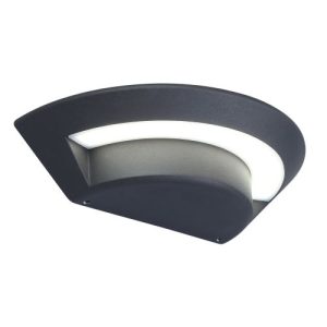 LUTEC GHOST DARK GREY WALL LIGHT