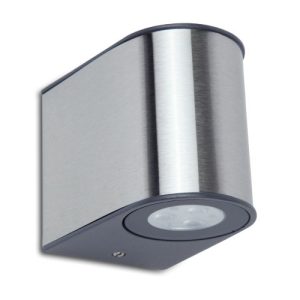 LUTEC GEMINI DARK GREY WALL LIGHT