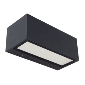 LUTEC GEMINI DARK GREY WALL LIGHT