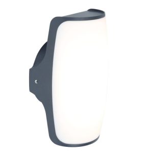 LUTEC SECO DARK GREY WALL LIGHT