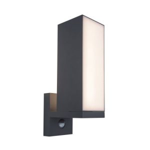 LUTEC CUBA DARK GREY WALL LIGHT