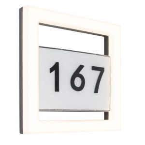 LUTEC ALICE DARK GREY WALL LIGHT