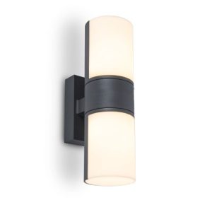 LUTEC CYRA DARK GREY WALL LIGHT