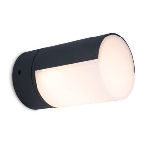 LUTEC CYRA MATT BLACK WALL LIGHT
