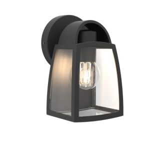LUTEC KELSEY BLACK WALL LIGHT