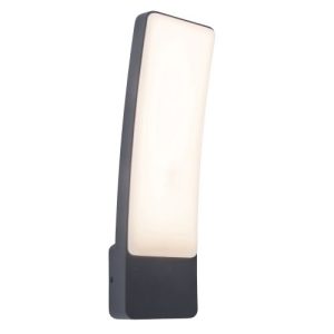 LUTEC KIRA DARK GREY WALL LIGHT
