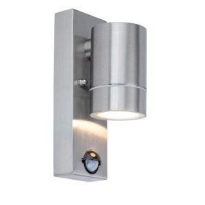 LUTEC RADO STAINLESS STEEL WALL LIGHT