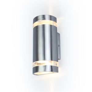 LUTEC FOCUS STAINLESS STEEL WALL LIGHT