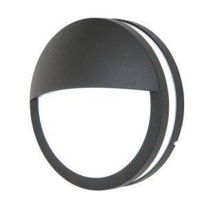 LUTEC TITAN DARK GREY WALL & CEILING LIGHT