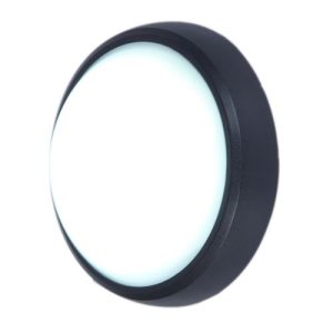 LUTEC SLIMLINE BLACK WALL & CEILING LIGHT