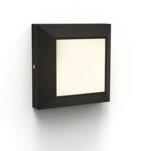 LUTEC ARCHITECTURAL LED HELENA WALL MATT BLACK 3000K