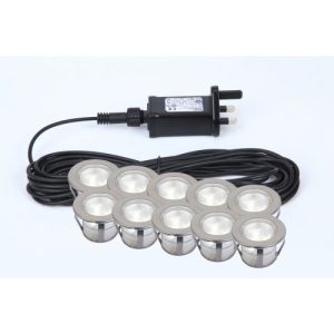 LUTEC TWILIGHT STAINLESS STEEL DECK LIGHT