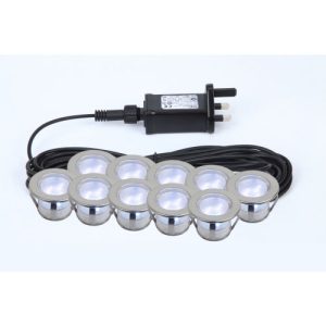 LUTEC TWILIGHT STAINLESS STEEL DECK LIGHT