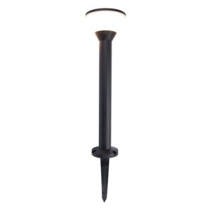 LUTEC KARLO BLACK BOLLARD