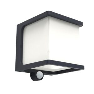 LUTEC DOBLO DARK GREY SOLAR LIGHT