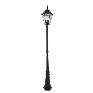 LUTEC LONDON (SOLAR) BLACK SOLAR LIGHT