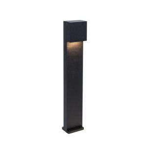 LUTEC GEMINI XF MATT BLACK BOLLARD LIGHT