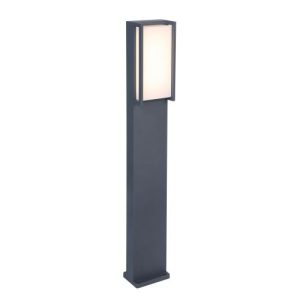 LUTEC QUBO DARK GREY BOLLARD LIGHT