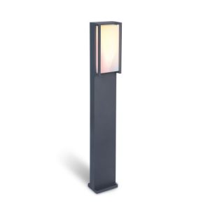 LUTEC QUBO DARK GREY BOLLARD LIGHT