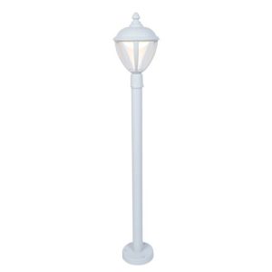 LUTEC UNITE WHITE BOLLARD LIGHT