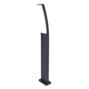 LUTEC KIRA DARK GREY BOLLARD
