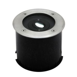 LUTEC GEA MATT BLACK GROUND LIGHT