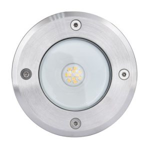 LUTEC CYDOPS STAINLESS STEEL RECESSED GROUND